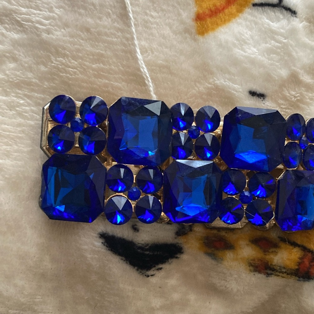 Ladies Blue Crystal Bracelet
